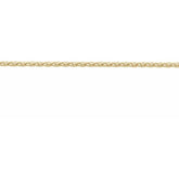 14K Yellow Gold-Filled 1 mm Wheat Chain by the Inch